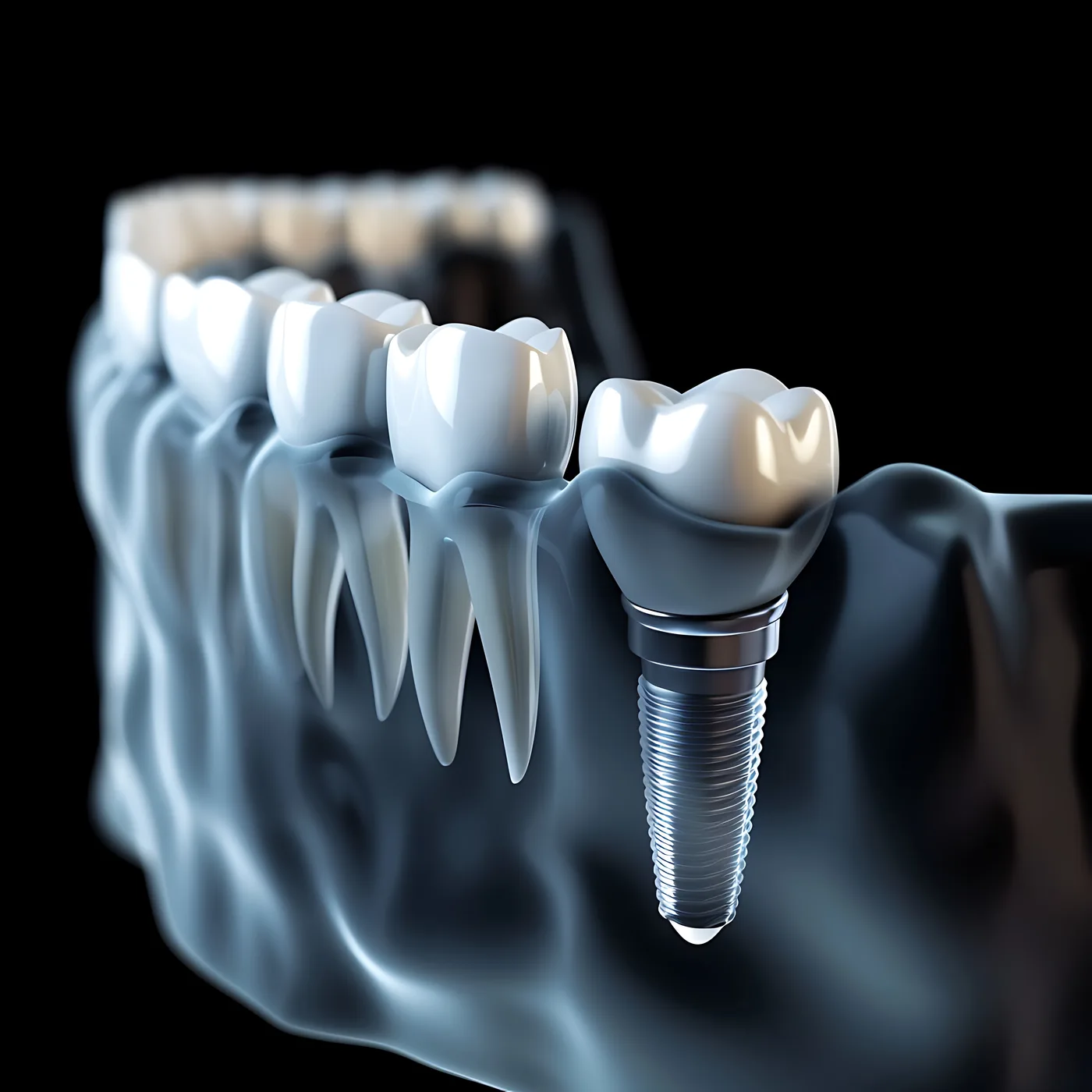 Cirurgia de instalação do implante dentário
